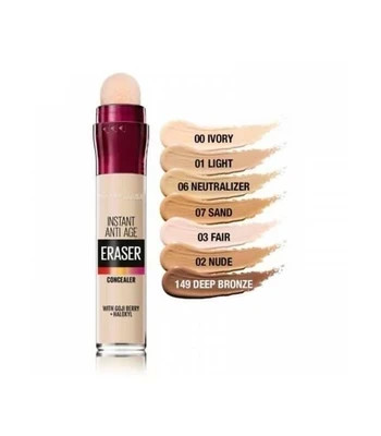 کانسیلر میبلللین مدل Instant Anti-Age Eraser شماره 00