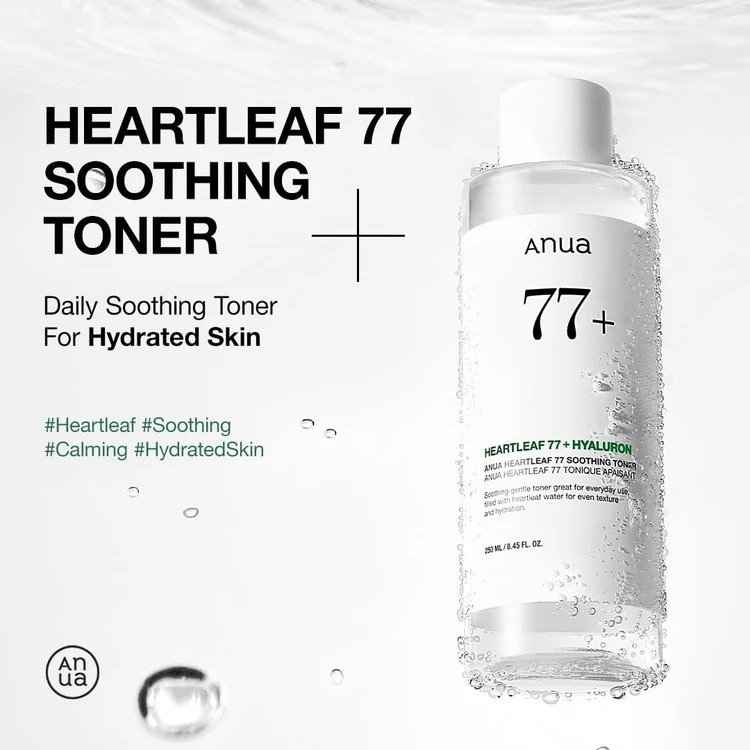 تونر تسکین دهنده و آبرسان آنوا Heartleaf(اورجینال)